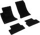 Rigum Set of Front and Rear Mats 4pcs for Mercedes-Benz A Class / B Class / CLA Class Black