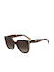 Carolina Herrera Women's Sunglasses with Brown Tartaruga Plastic Frame and Brown Gradient Lens HER 0128/S C9K/HA