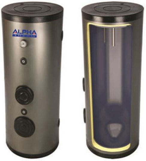 Alpha Therm Δοχείο Αδράνειας Glass 400lt με έναν Εναλλάκτη