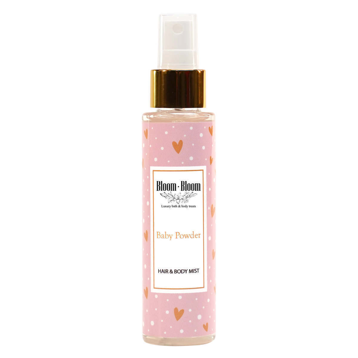 BloomBloom Luxury Bath And Body Treats Baby Powder Hair & Body Mist