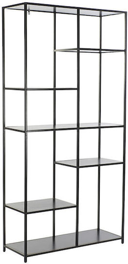 Black Bookcase 90x33x180cm Black Bookcase 90x33x180cm