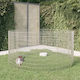 vidaXL 171584 Galvanized Steel Cage for Rabbits...