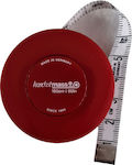 Hoechstmass Rollfix Measuring Tape Automatic with Reset Button 150x1cm Red