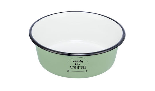 Trixie Edelstahl Schalen Futter & Wasser für Hund & Katze 900ml 17cm in Grün Farbe