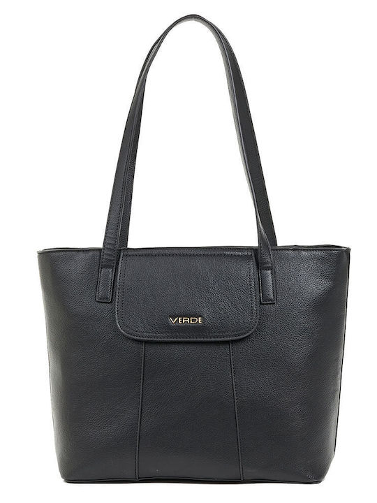 Verde Women's Bag Shopper Shoulder Black
