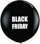 Μπαλόνι Latex Jumbo Black Friday Μαύρο 80εκ.