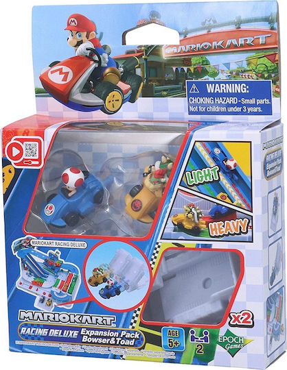 Epoch Toys Super Mario Mario Kart Rennstrecke Deluxe Erweiterungspack Bowser & Toad Pkw-Set Für 5+ Jahre