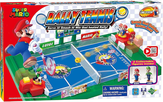 Board Game Super Mario Rally Tennis for 2 Players 5+ Years Old (FR) Epoch Toys