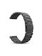 Techsuit Watchband W010 Λουράκι Ανοξείδωτο Ατσάλι Μαύρο (Samsung Galaxy Watch 4, Galaxy Watch Active 1 / 2 (40 mm / 44 mm), Huawei Watch GT / GT 2 / GT 3 (42 mm))