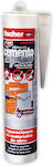 Fischer Sealant Silicone Gray 310ml