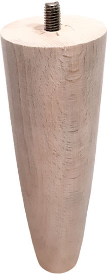 JGS S.A. Wooden Furniture Leg 18.5cm Beige