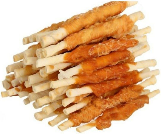 Hilton Hilton Chicken Wrap White Rawhide Dog Stick Treats with Chicken 500gr