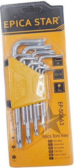 Epica Star L-Shaped Torx Wrench T10 9pcs