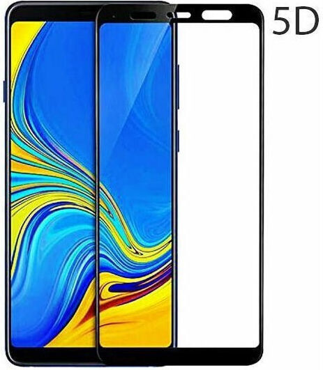 SiiPro 5D Full Face Tempered Glass 1τμχ Μαύρο (Galaxy A9 2018Samsung Galaxy A9 2018)