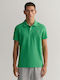 Gant Men's Short Sleeve Blouse Polo Green