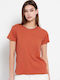 Funky Buddha Femeie Tricou Terracota