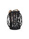 Fylliana Amare Felinar Bambus De masă Negru 19x19x34buc 1buc