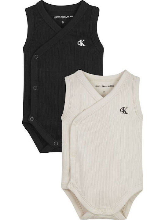 Calvin Klein Σετ Κορμάκια Πολύχρωμα 2τμχ