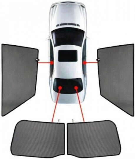 CarShades Πλαϊνά Σκίαστρα Αυτοκινήτου για Renault Clio Πεντάπορτο (5D) 4τμχ