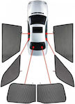 CarShades für Auto Q5 Schwarz gefärbt Fünftürer (5D) 6Stück