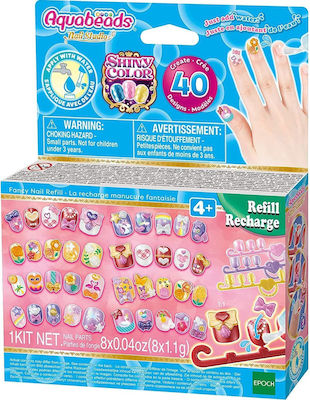 Epoch Toys Aquabeads Fancy Nail Refill Joc de Manichiură