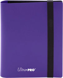 Ultra Pro 2-Pocket Pro- Binder 1-Pocket Purple
