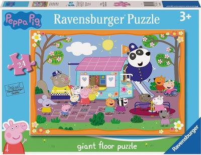 Kids Puzzle Peppa Pig - Fun at the Club House for 3++ Years 24pcs Ravensburger