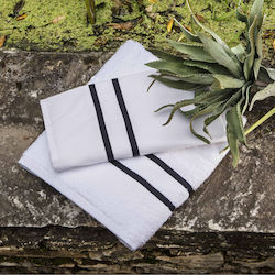 Baby Bloom Baptism Towel Set Λευκό