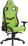 Newskill Osiris Artificial Leather Gaming Chair with Adjustable Arms Black/Green