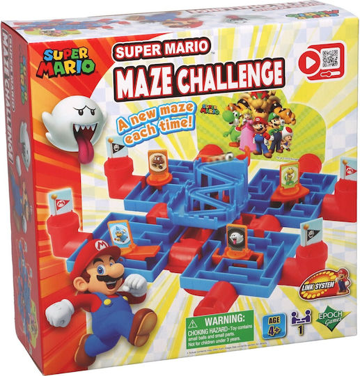 Board Game Super Mario Maze Challenge for 1 Player 4+ Years Old (EN) Epoch Toys