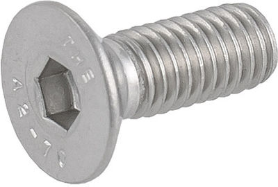 ArteLibre Machine Screw Allen Inox DIN 7991 with Diameter M6 and Length 40mm 4pcs