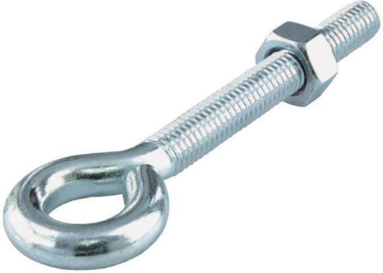 ArteLibre Eye Bolt Galvanized with Diameter M3 and Length 15mm 10pcs