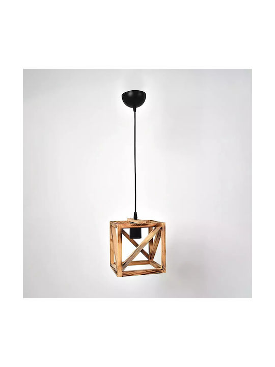 Pendant Light Single-Light for Socket E27 Brown