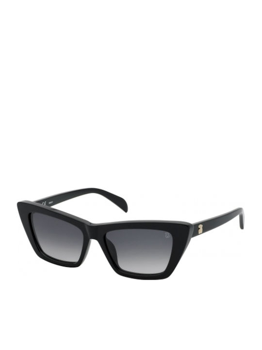 Tous Women's Sunglasses with Black Plastic Frame and Black Gradient Lens TOB45V 0700