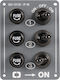 Osculati Boat Switch with Panels with 3 Switches