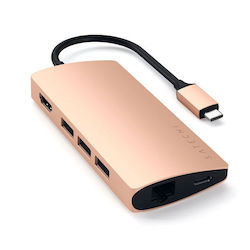 Satechi USB-C Docking Station mit HDMI 4K PD Et...