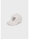 Mayoral Kids' Hat Jockey Fabric Beige