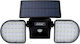 Andowl Wall Mounted Solar Light 1.5W 270lm Cold White 6000K with Motion Sensor IP65 26cmx10.5cmx14.5cmcm