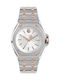 Philipp Plein Extreme Γυναικείο Ρολόι 38mm Μπαταρίας με Ασημί Μεταλλικό Μπρασελέ
