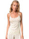 Women's T-Shirt with Spaghetti Strap Floral