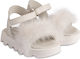 Babywalker Baptism Leather Sandals White