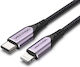Vention Geflochten USB-C zu Lightning Kabel Lila 2m (TACVH)