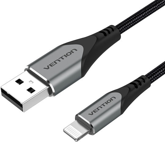 Vention Braided USB-A la Cablu Lightning Gri 1m (LABHF)