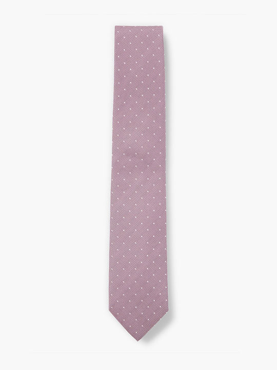 Hugo Boss Herren Krawatte Gedruckt in Rosa Farbe