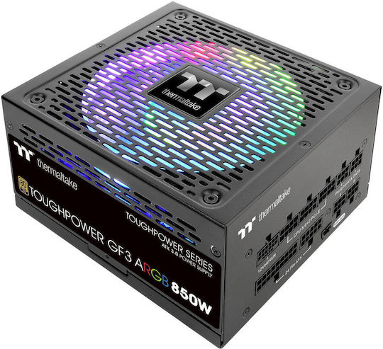 Thermaltake Toughpower GF3 ARGB 850W Μαύρο Τροφοδοτικό Υπολογιστή Full Modular 80 Plus Gold