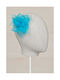 Abel & Lula Organza Kids Bobby Pin Flower in Turquoise Color
