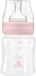 Kikka Boo Plastikflasche Gegen Koliken mit Silikonsauger für 0+, 0+ m, Monate Pink Nilpferd-Träume 120ml 1Stück