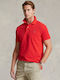 Ralph Lauren Herren T-Shirt Kurzarm Rollkragen Coral