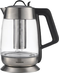 Heinner HEK-TF18GX 1.8lt με Ισχύ 2200W Ασημί