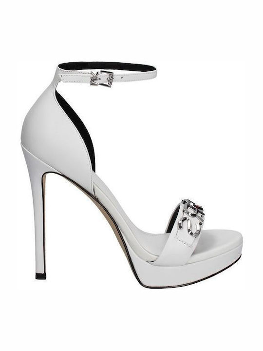 Michael Kors Women's Sandals In White Colour